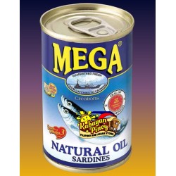 Mega Sardines in Natural Oil - 155g