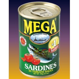 Mega Sardines in Tomato Sauce 155g