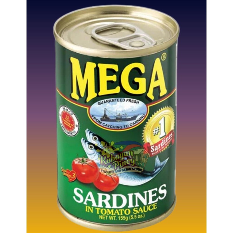 Mega Sardines in Tomato Sauce 155g