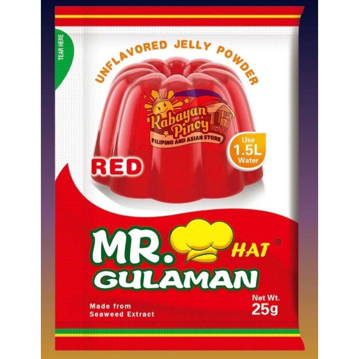 Mr. Hat  Gulaman Red - 25g