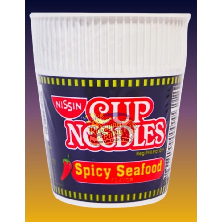 Nissin Cup Noodles Spicy  Seafood Flavor - 60g