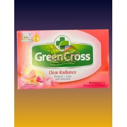 Green Cross Clear Radiance Moisturizing Germ-Protection Bath Soap - 125g