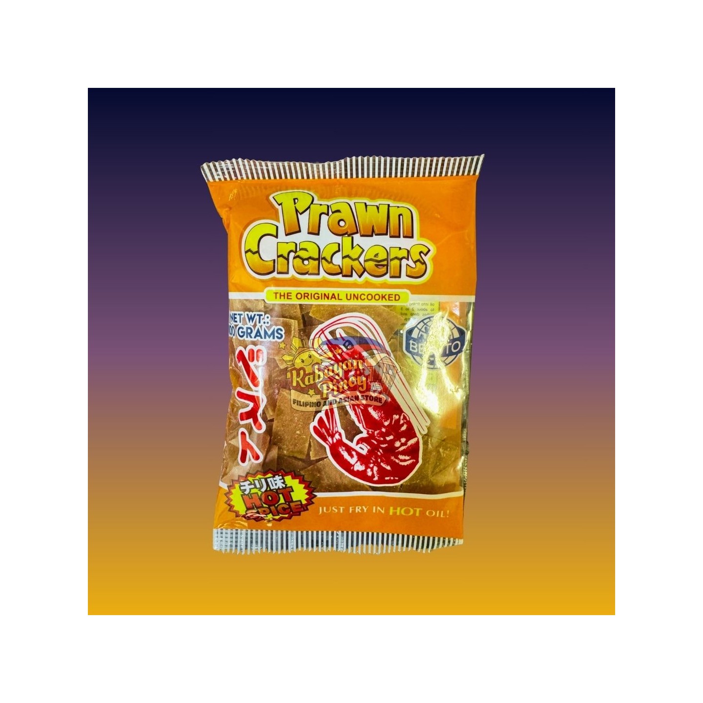 Besuto Prawn Crackers Hot Spicy - 100g