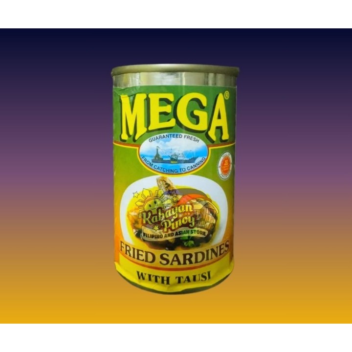 Mega Fried Sardines With Tausi - 155g