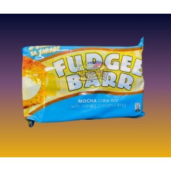 Fudgee Barr Mocha Cake Bar with Vanilla Cream Filling - 390g