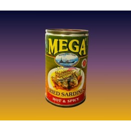 Mega Fried Sardines Hot & Spicy - 155g