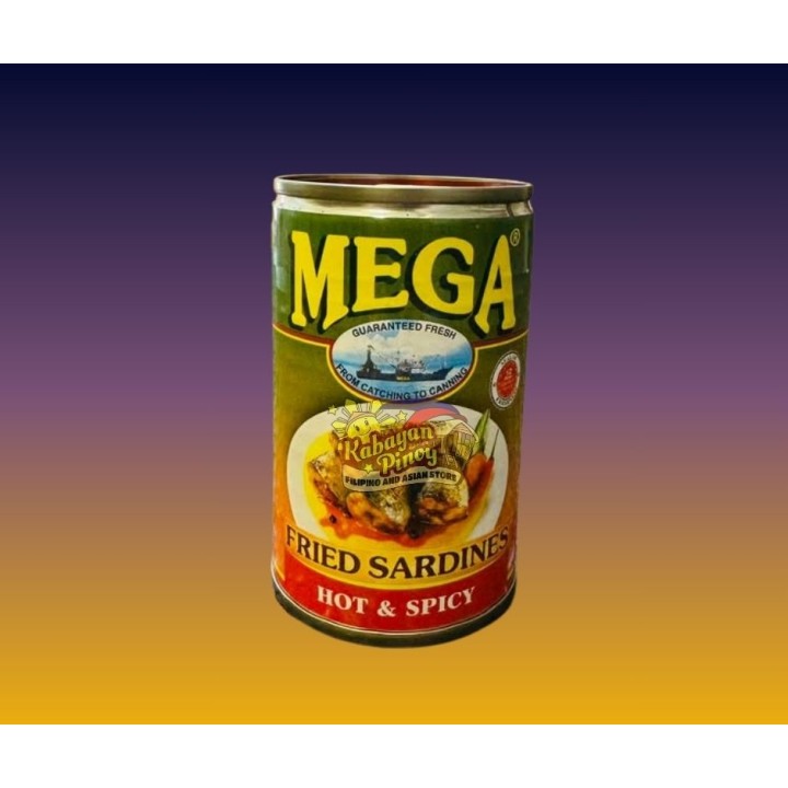 Mega Fried Sardines Hot & Spicy - 155g