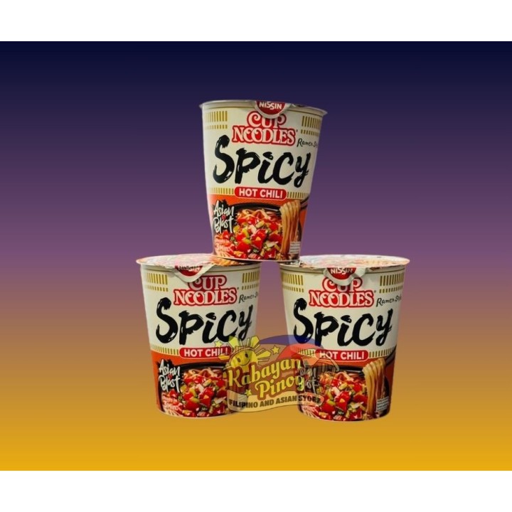 Nissin Cup Noodles Spicy Hot Chili Ramen Style - 63g