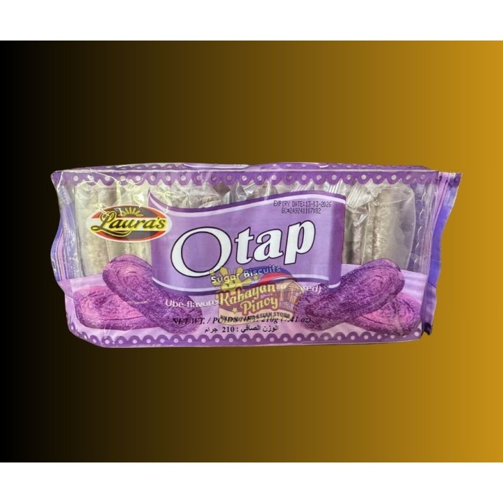 Laura`s Otap Sugar Biscuits Ube Flavored - 210g