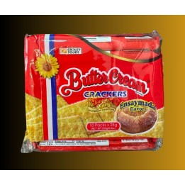 Croley Foods Butter Cream Crackers Ensaymada Flavor - 10 Packs x 25g