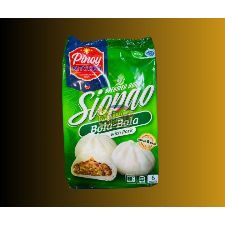 Pinoy Kitchen Steamed Buns  Siopao Bola Bola with Pork   - 300g
