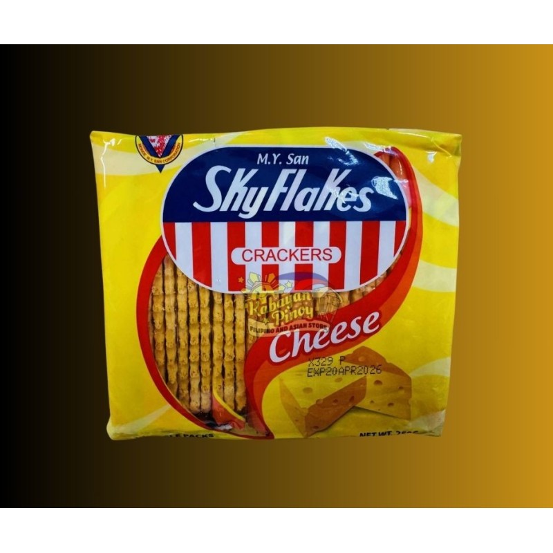 M.Y. San Skyflakes Crackers Cheese Flavor  - 250g