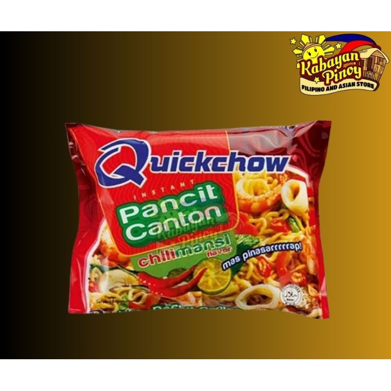 Quickchow Pancit Canton Chilimansi Flavor - 65g Quickchow Pancit Canton Chilimansi Flavor - 65g