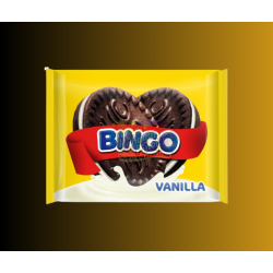 Bingo Vanilla Cream Filled Sandwich Cookies -   280g