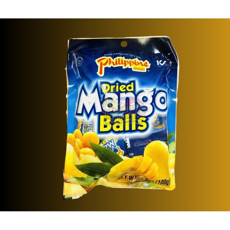 Philippine Brand Dried Mango Balls - 100g