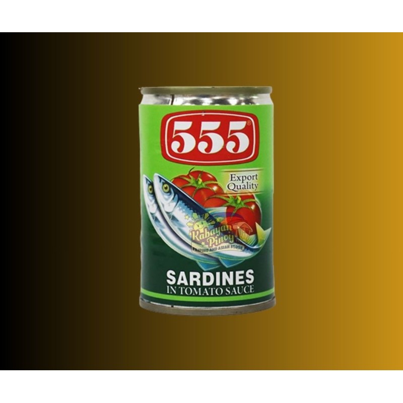 555 Sardines In Tomato Sauce -155g