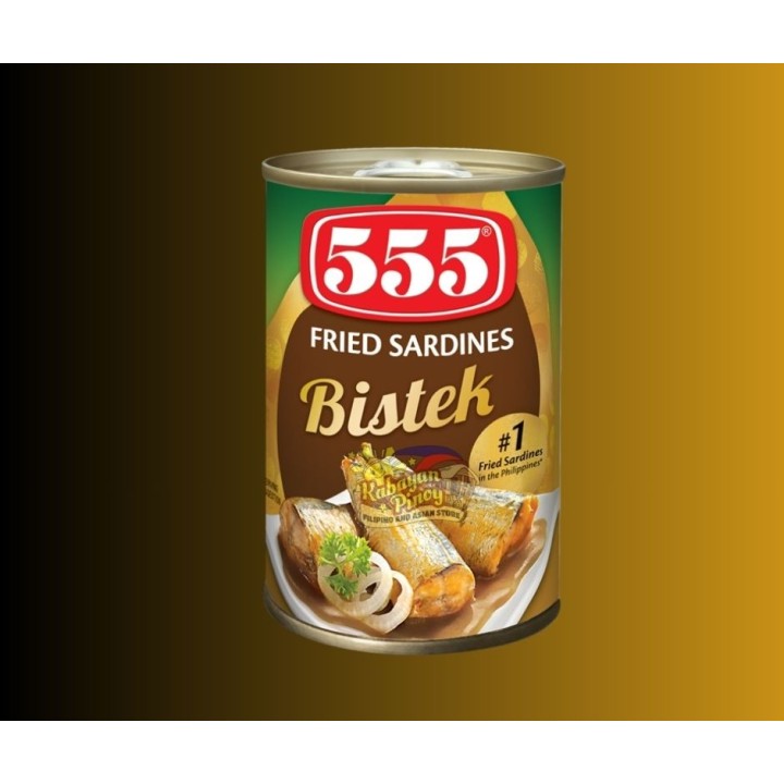 555 Fried Sardines Bistek -155g