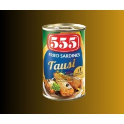 555 Fried Sardines Tausi -155g