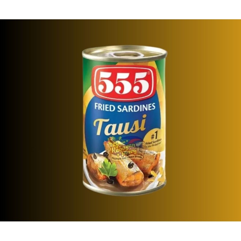 555 Fried Sardines Tausi -155g